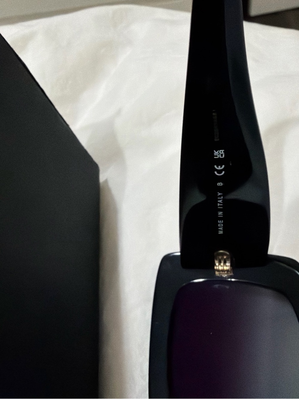 Chanel black rectangle sunglasses - Picture 8 of 9